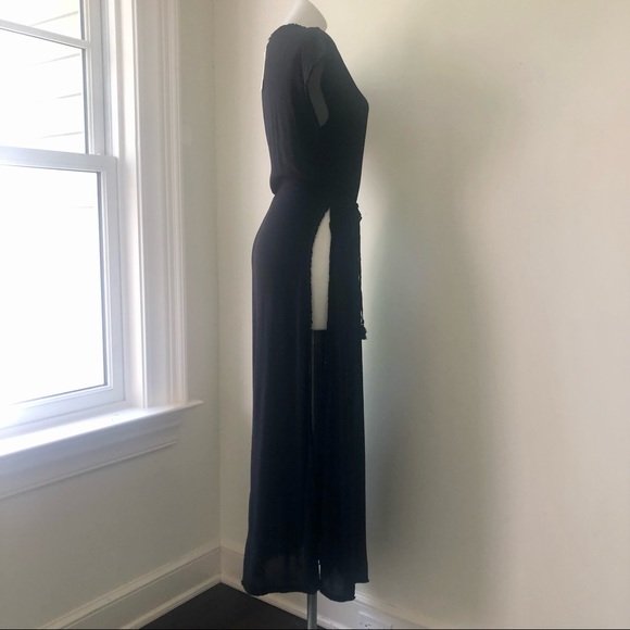 L*Space Noveau Dress Swim Cover-Up in Black M - Picture 7 of 10